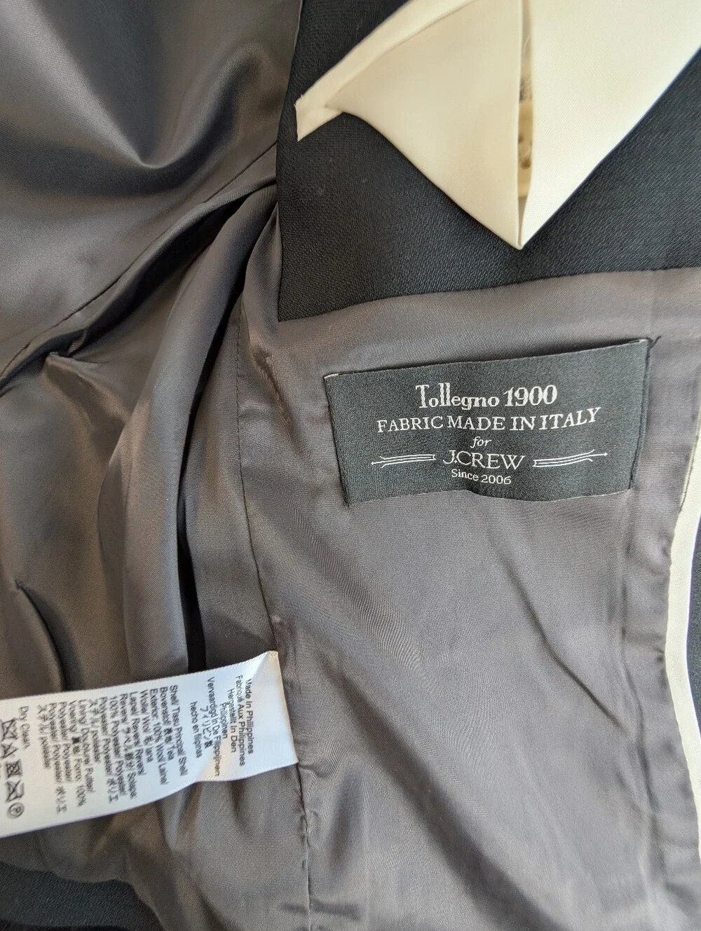 J. Crew Collection Shrunken-fit blazer in Italian tuxedo wool